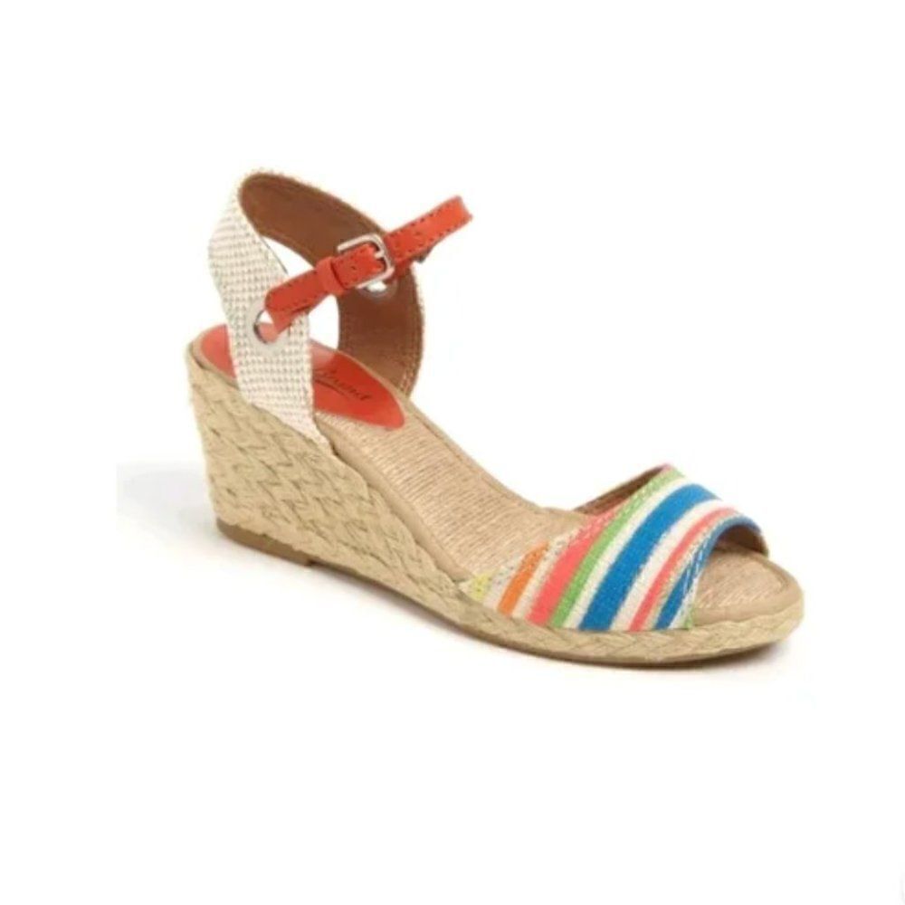 Lucky Brand Kyndra Multi-Color Espadrille Wedge Sandal in Size 8M